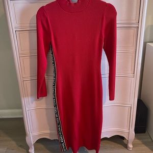 Michael Kors Logo Sweater Knit Dress